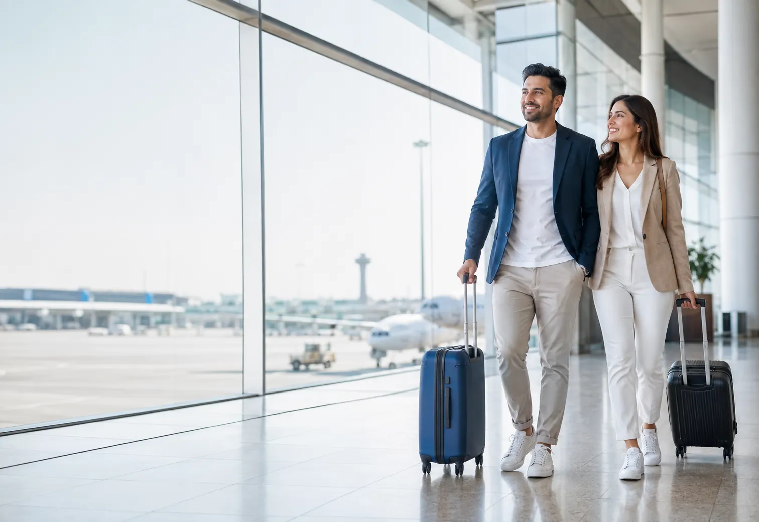 Holiday packages from Canada with Euro Holidays travellers at an airport